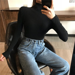 Pull à col roulé slim fit Tricot  - Taille Standard